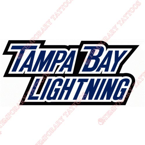 Tampa Bay Lightning Customize Temporary Tattoos Stickers NO.342